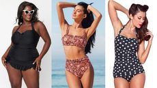 three of the best vintage swimsuits