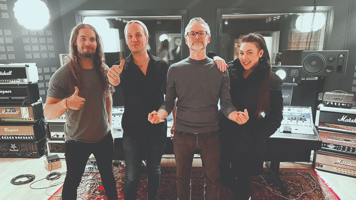 Amaranthe in the studio