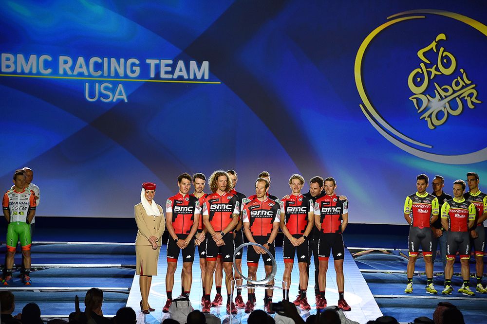 The BMC Racing team in Dubai