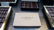 Chocolate boxes at Le Chocolat Alain Ducasse 
