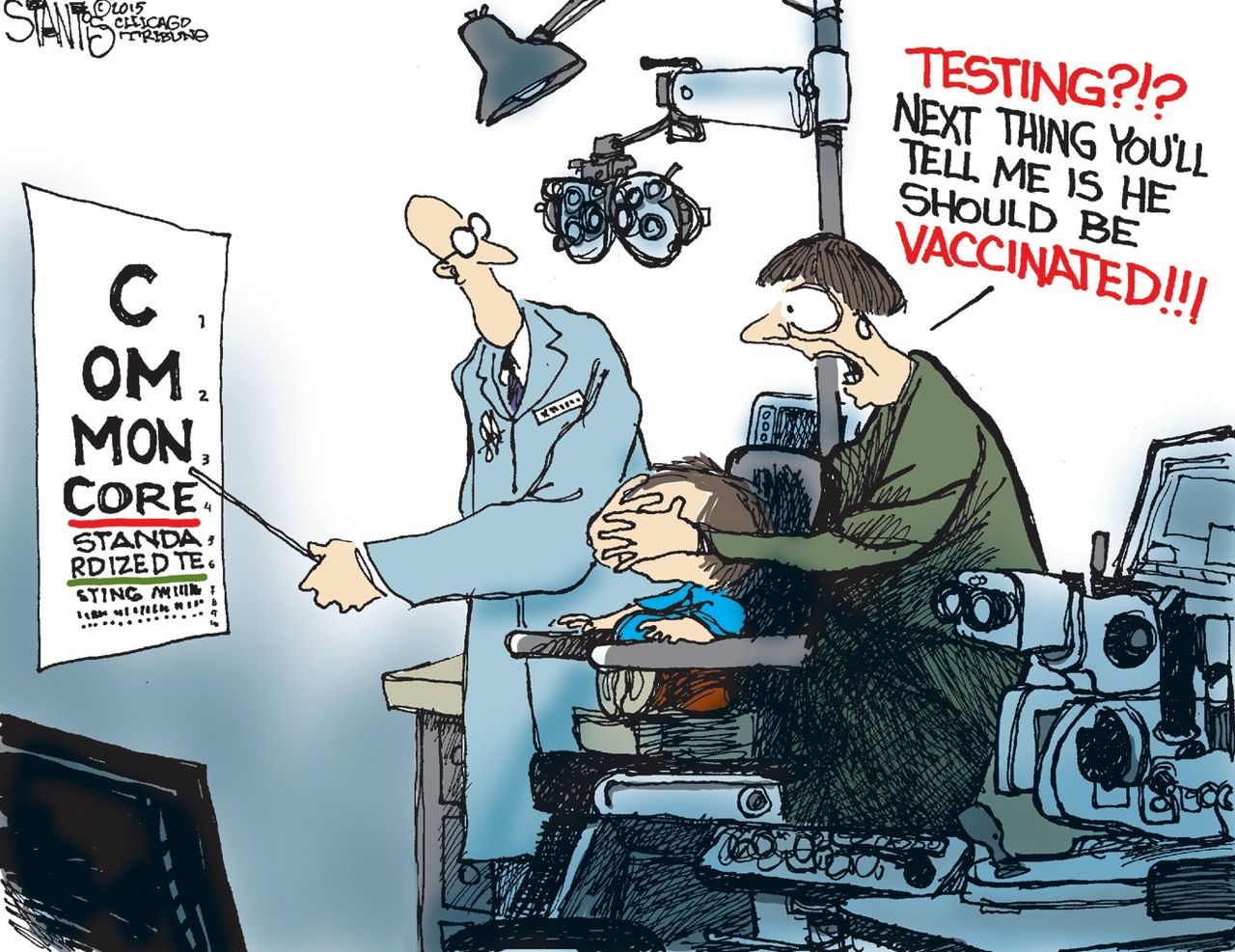 
Political cartoon U.S. Common Core