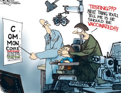 
Political cartoon U.S. Common Core