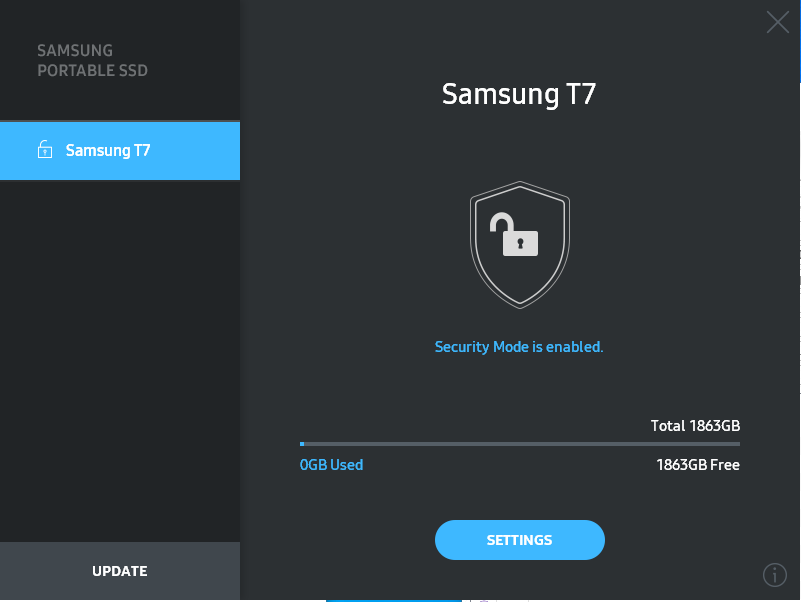 Samsung T7 Portable SSD