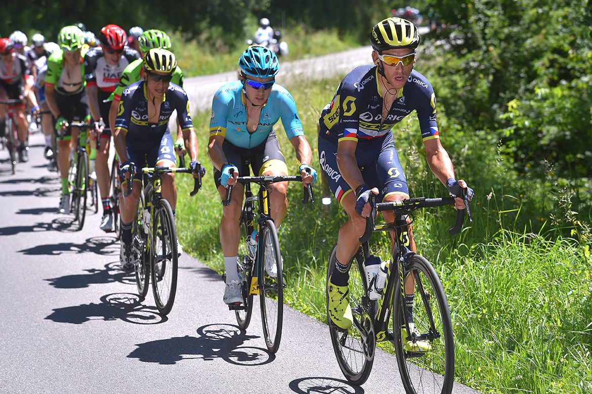 Roman Kreuziger leading the way on the final stage of the Crit&eacute;rium du Dauphin&eacute;