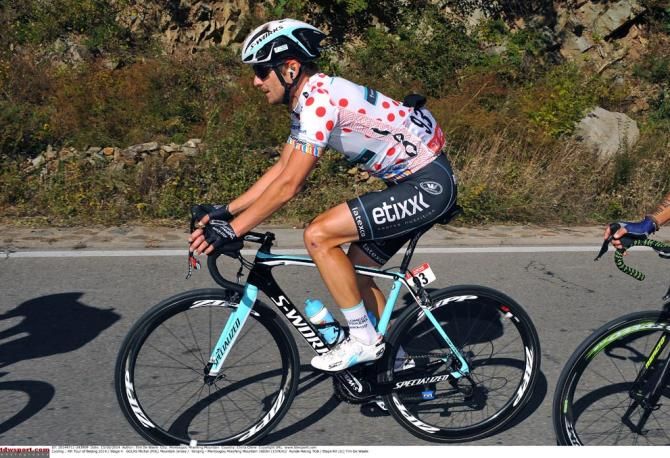 Michal Golas held onto the mountains classification