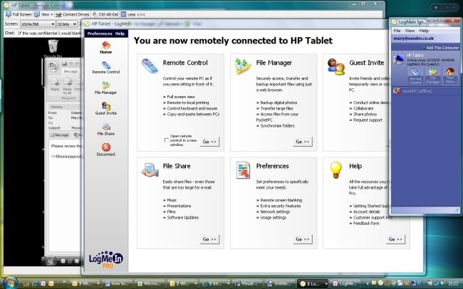 Step 6: Control LogMeIn