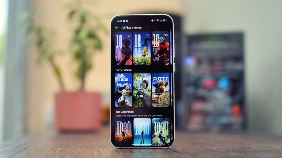 Oppo Reno 16 Pro smartphone in silver