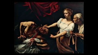 "Judith and Holofernes" was painted by Michelangelo Merisi da Caravaggio circa 1598 to 1599. It is part of the collection at the Galleria Nazionale d'Arte Antica at Palazzo Barberini in Rome.