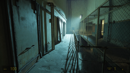 Screenshots from Half-Life 2 RTX, showing the various new effects delivered by full ray tracing and enhanced assets.