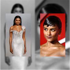 Simone Ashley attends the "The Mastermind" Red Carpet - The 78th Annual Cannes Film Festival and The Fashion Awards 2024 Presented by Pandora