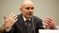 Billy Corgan, vocalist and lead guitarist of The Smashing Pumpkins testifies at a House Judiciary Committee, 2009