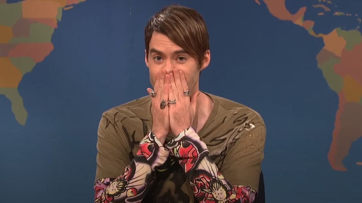 Bill Hader as Stefon on Weekend Update.