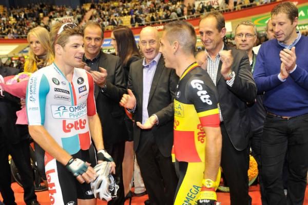 Jurgen Roelandts and Philippe Gilbert chat