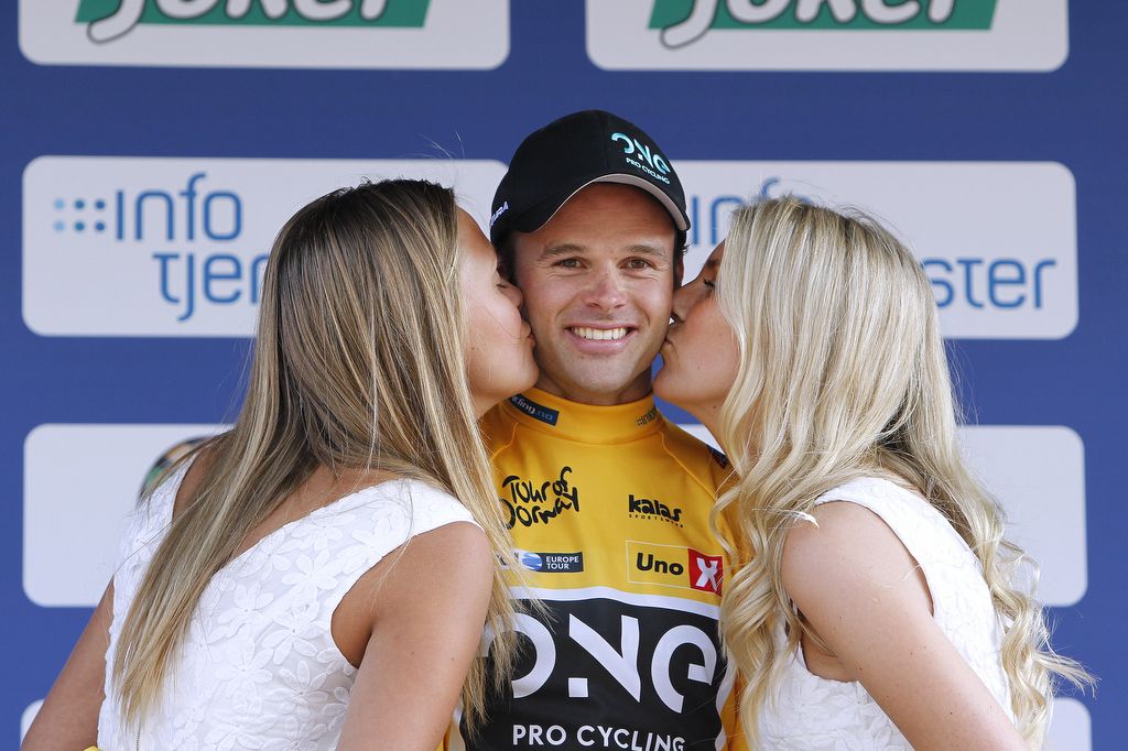 Steele von Hoff (ONE Pro Cycling) is the first race leader of the race