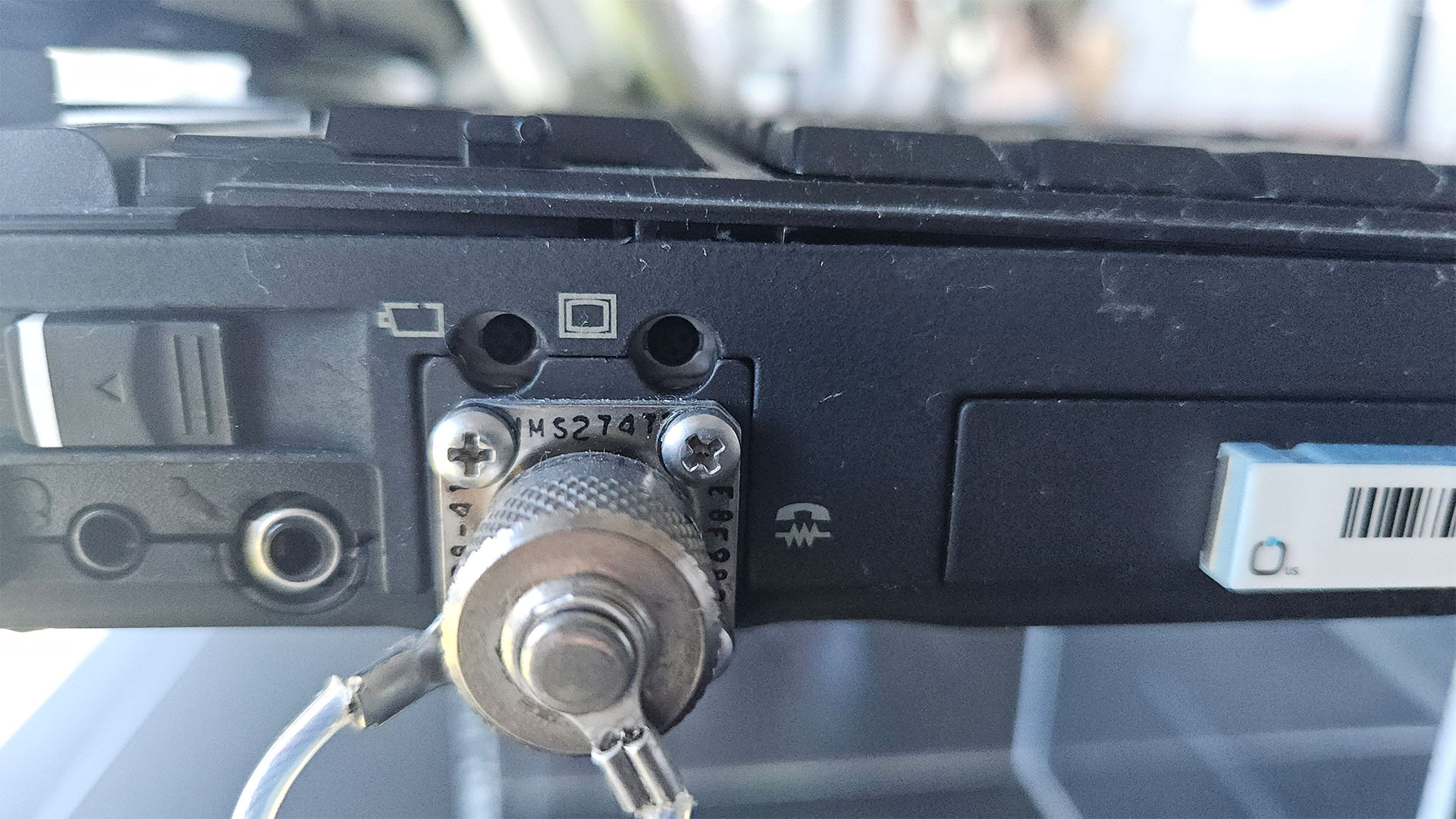 NASA laptop cannon power plug.