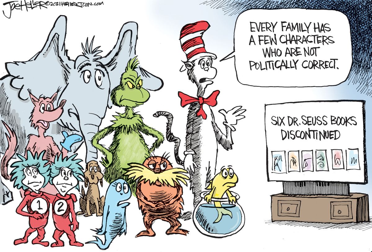 Editorial Cartoon U.S. dr seuss books | The Week