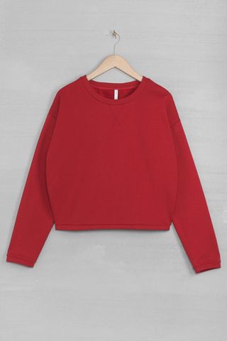 & Other Stories Cotton Sweatshirt Top, £29