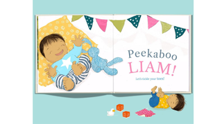 The Peekaboo I Love You personalised book from Wonderbly