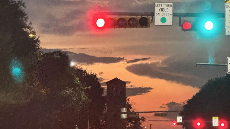 Sky in optical illusion