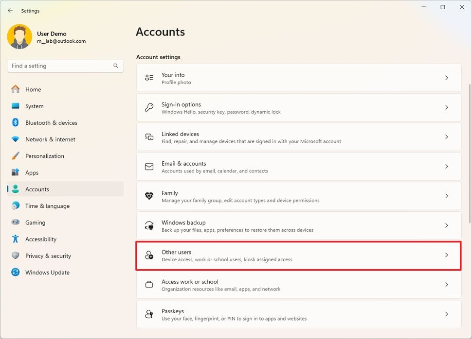 How to set up a guest account to safely share a Windows 11 PC | Windows ...