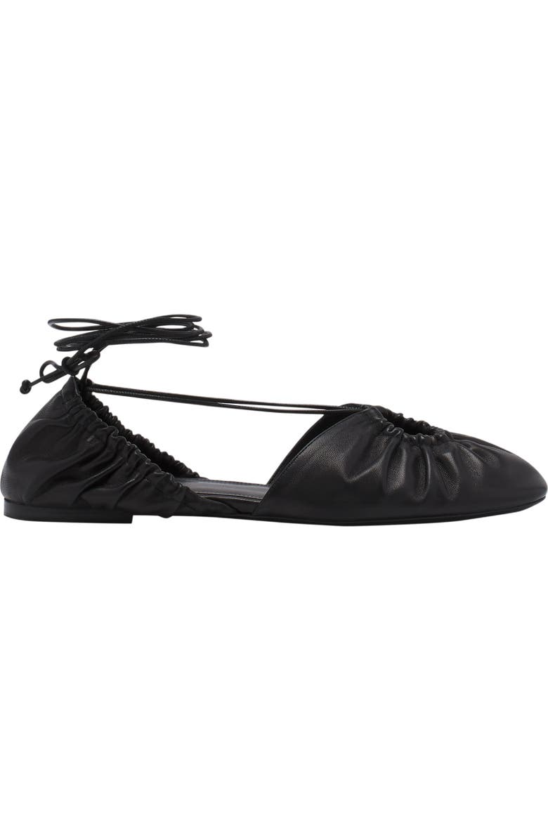 Mesure Lace-Up Leather Ballerina