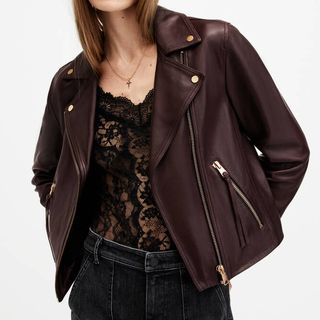 AllSaints Dalby Leather Jacket