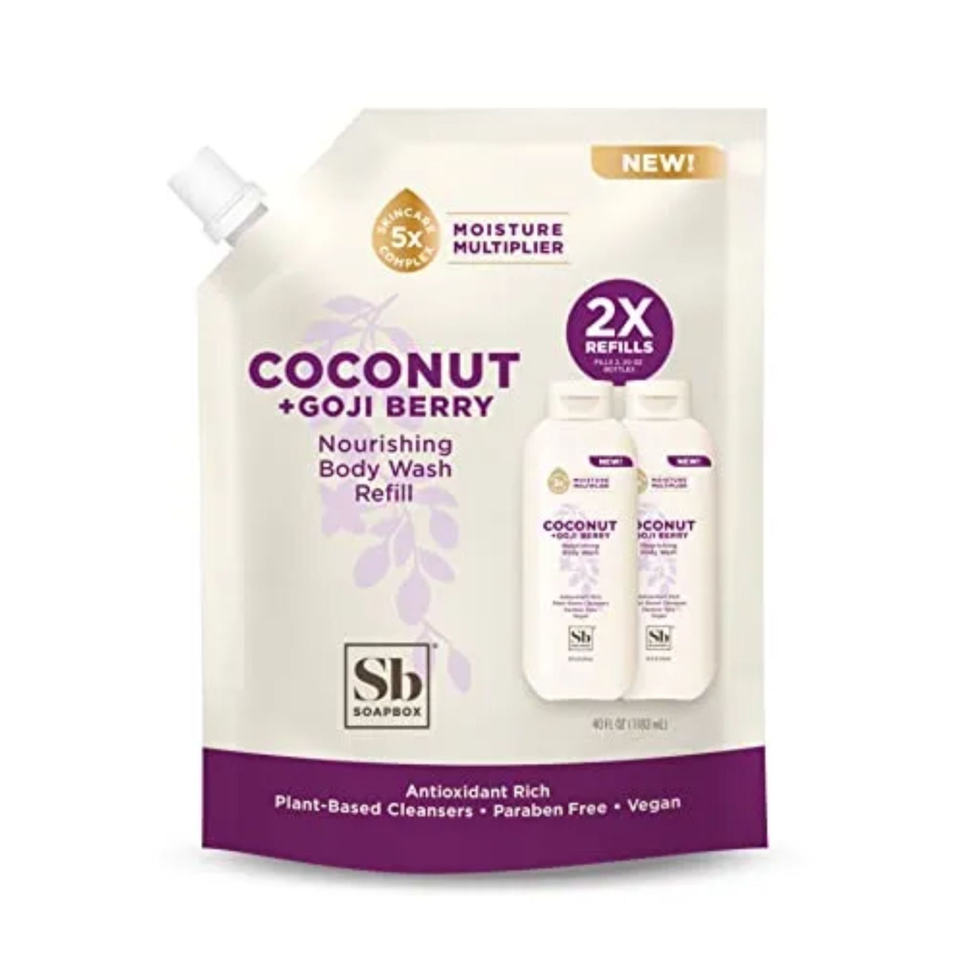 a recyclable packet of hand soap