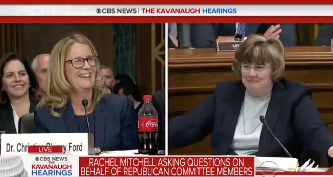 Christine Blasey Ford and Rachel Mitchell.