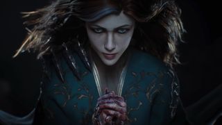 Lords of the Fallen 2 woman clutching her hands together in prayer