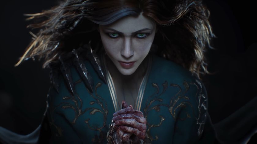 Lords of the Fallen 2 woman clutching her hands together in prayer