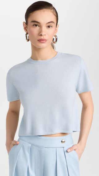 Charleston Cashmere Short Sleeve Sweater