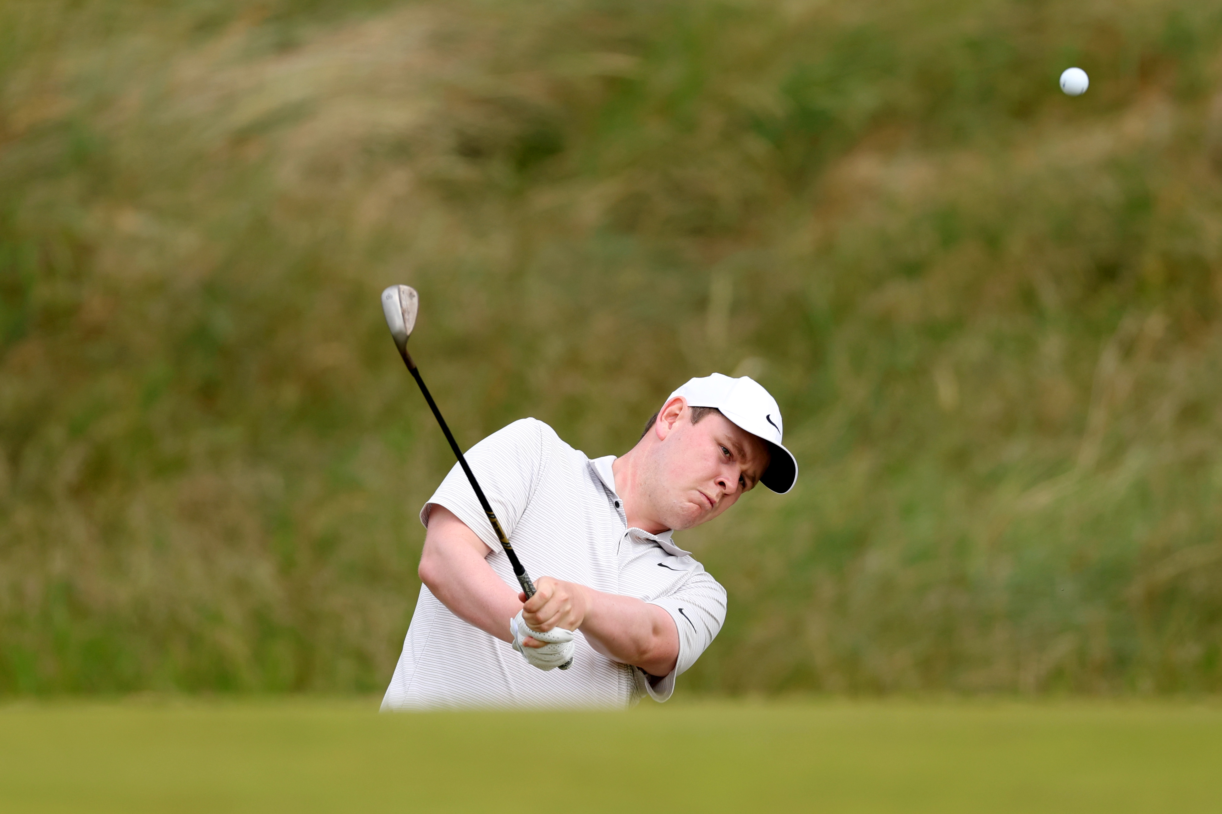 Robert MacIntyre hits a wedge shot