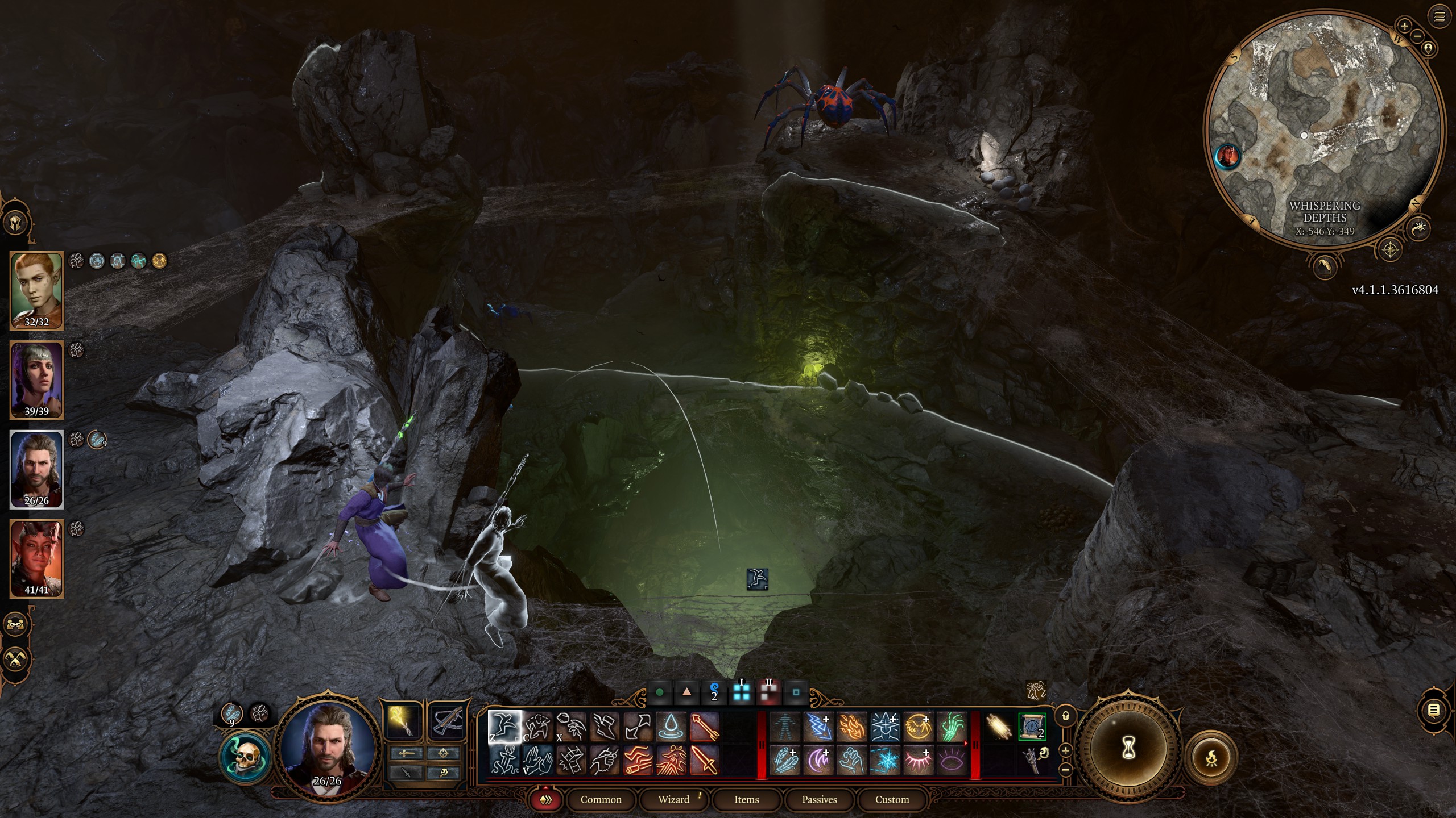 Baldur's Gate 3 Sussur Bark location - Gale jumps down a hole