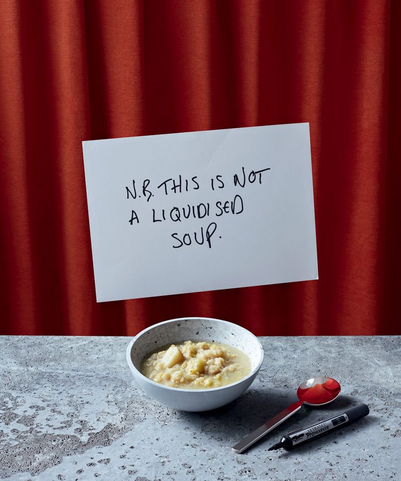 Concrete bowl and spoon