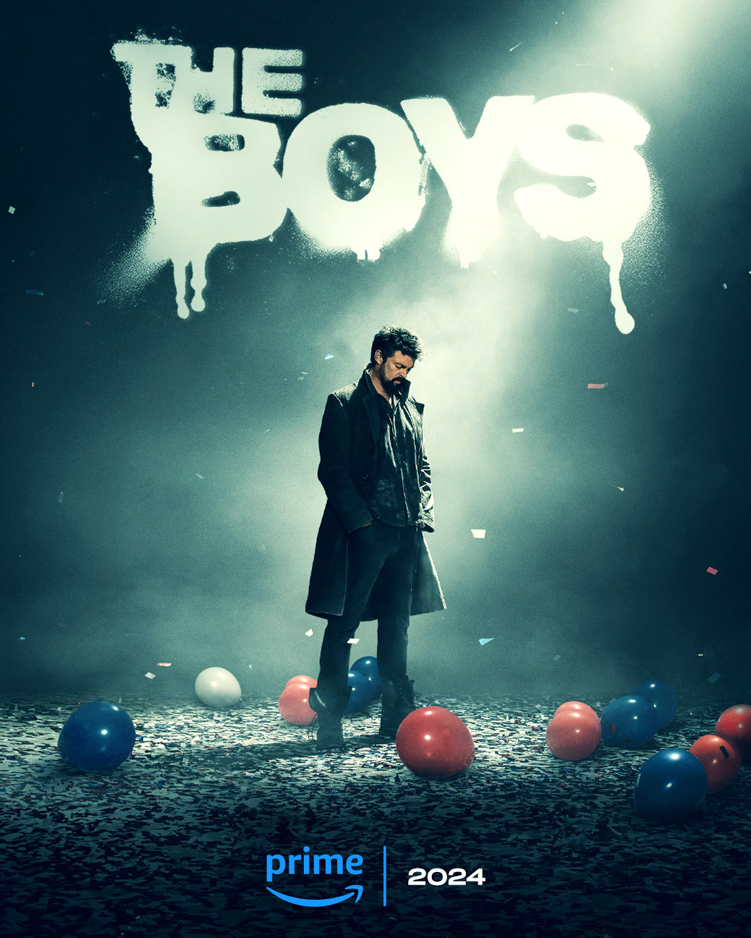 Poster zum ersten Blick auf die vierte Staffel von „The Boys“.