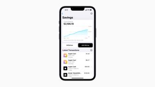 Apple Savings account in the Wallet app