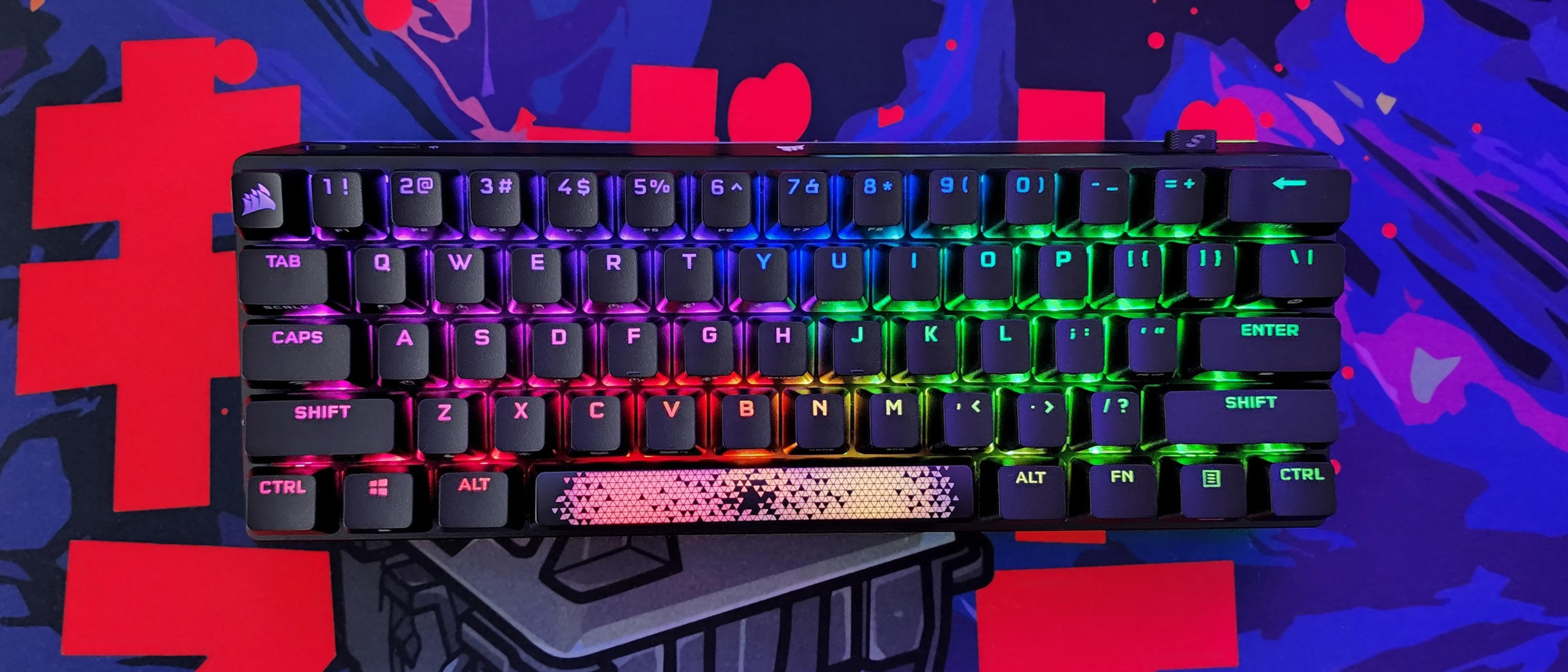 TECLADO CORSAIR K70 PRO MINI WIRELESS RGB 60%