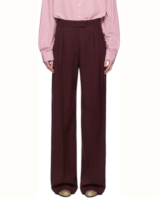 Burgundy Antone Trousers