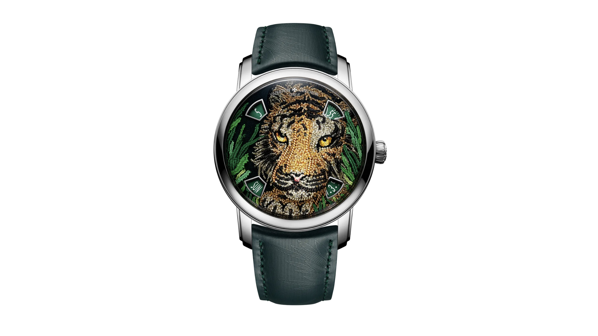 Vacheron Constantin watch with tiger on face