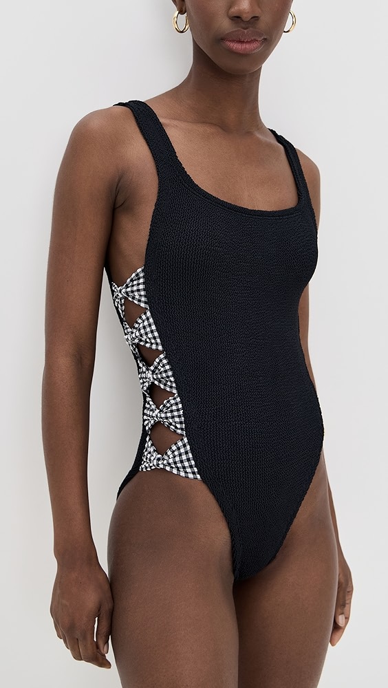 Hunza G Womens One Piece Swimsuit
