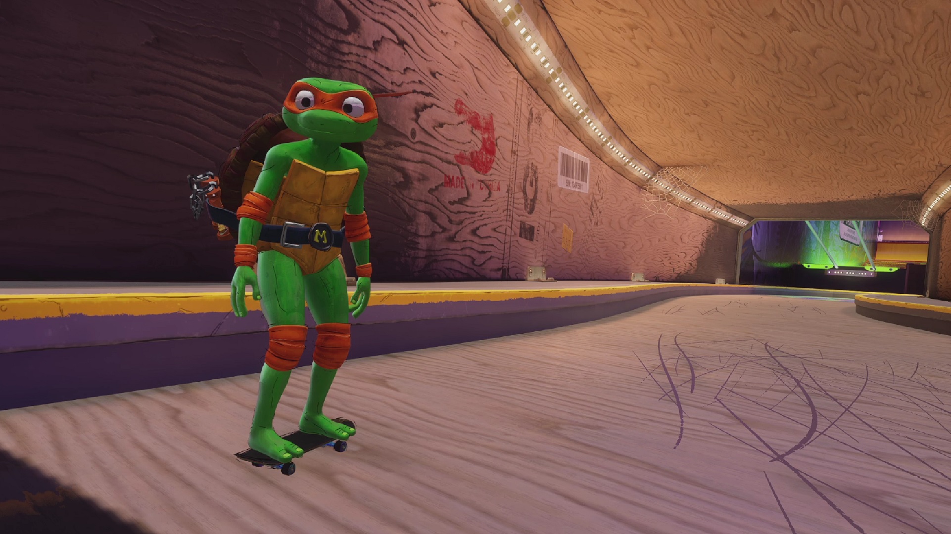 Michelangelo from the Teenage Mutant Ninja Turtles in Tony Hawk's Pro Skater 3 + 4