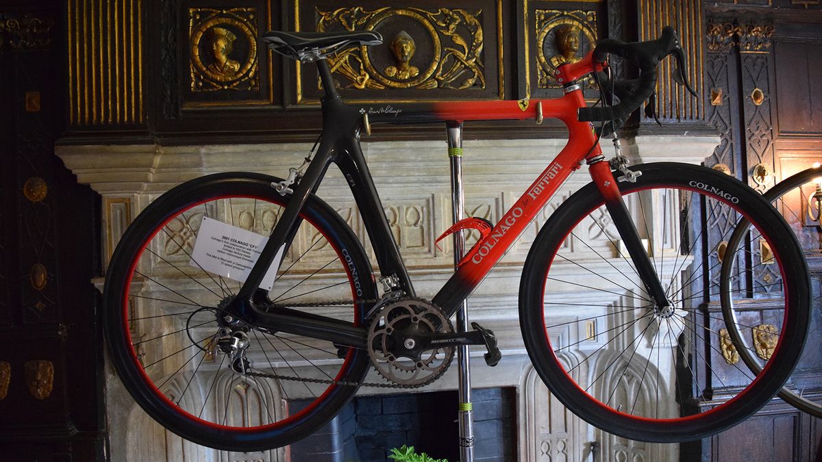 A 2001 Colnago CF1, a collaboration with car manufacturer Ferrari