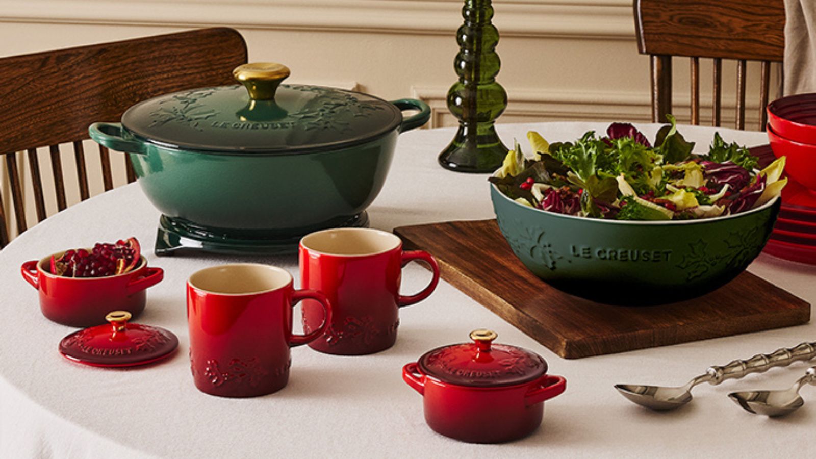 Le Creuset Holly Collection