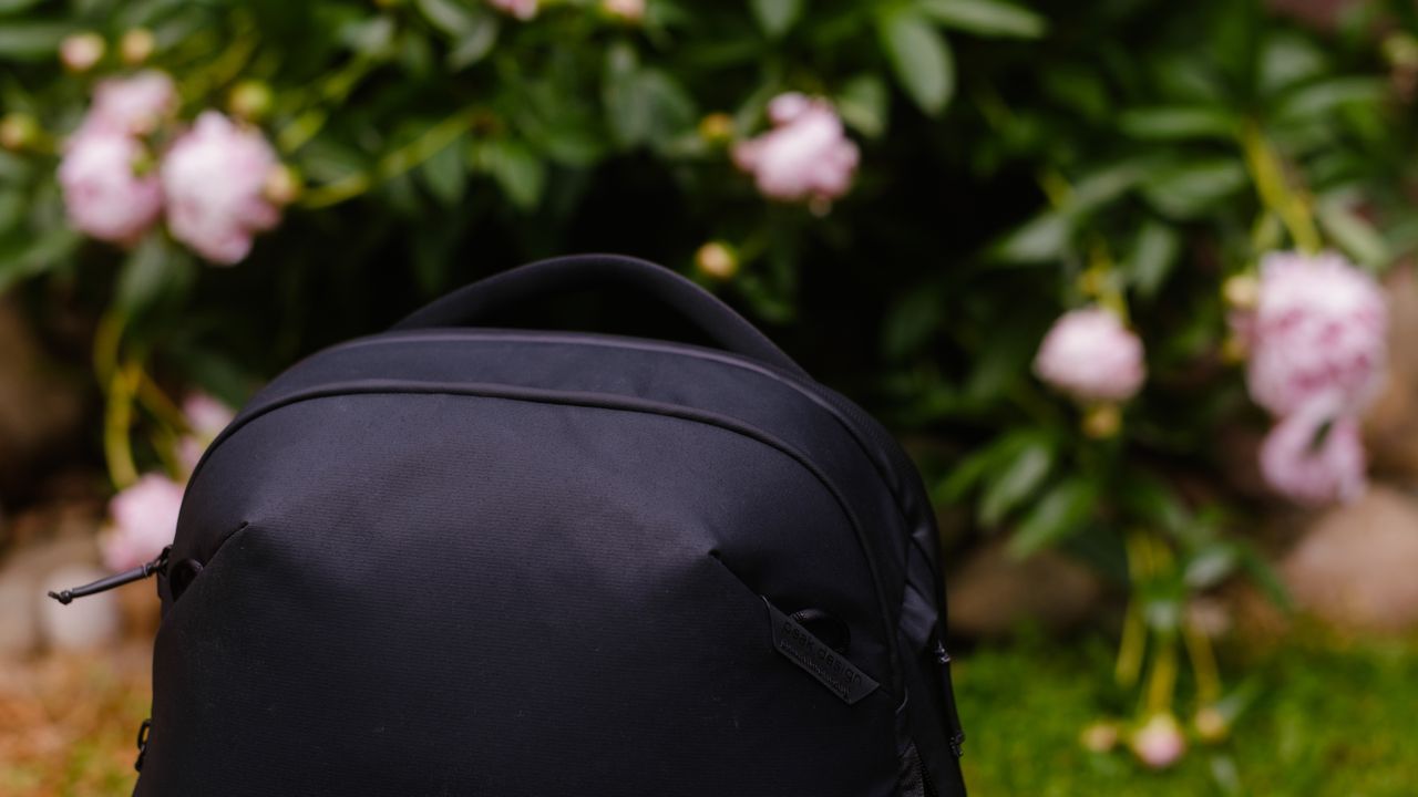 The Peak Design Travel Backpack 20L in use by a photographer