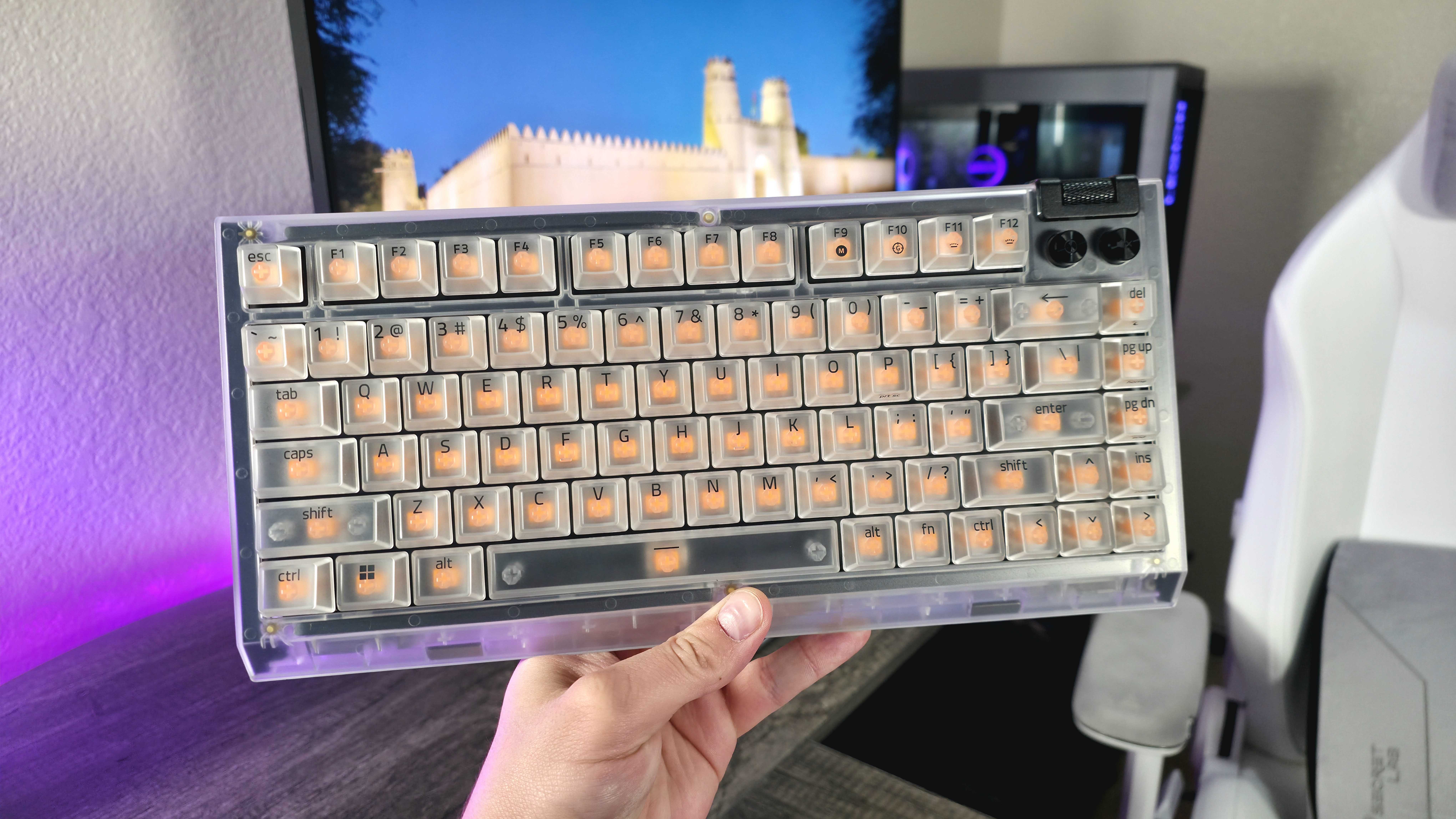 Image of the Razer Phantom White Collection.