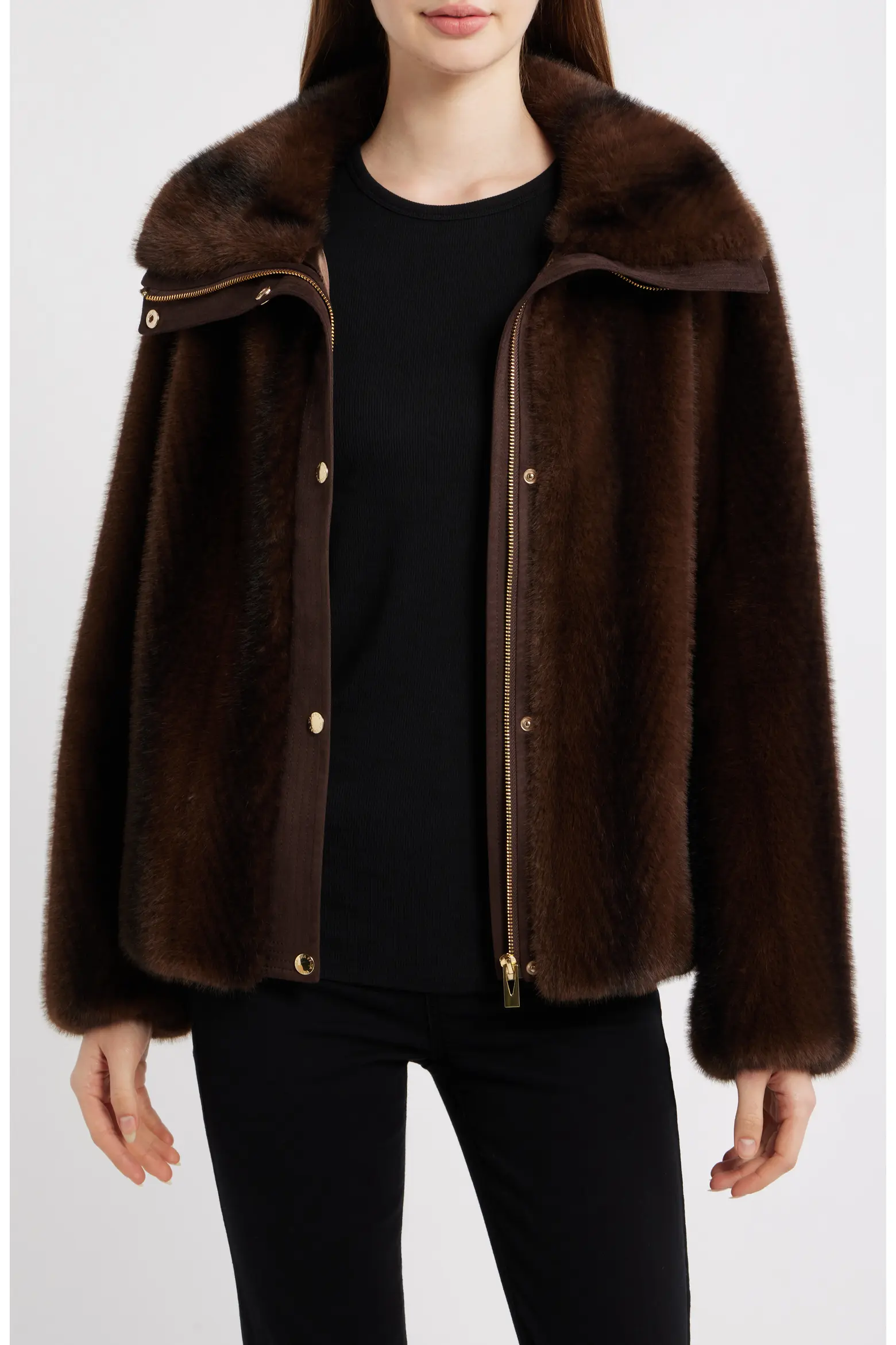 Via Spiga, Faux Fur Bomber
