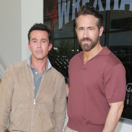 Ryan Reynolds and Rob McElhenney attend the FYC Red Carpet For FX's "Welcome To Wrexham" at The Television Academy on April 29, 2023 in Los Angeles, California.