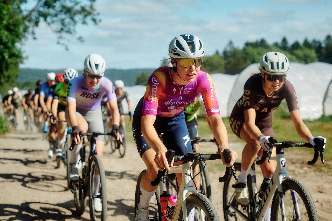 Femke Markus (SD Worx-Protime) at Gravel Grit 'n Grind, UCI Gravel World Series round in Halmstad, Sweden 2024