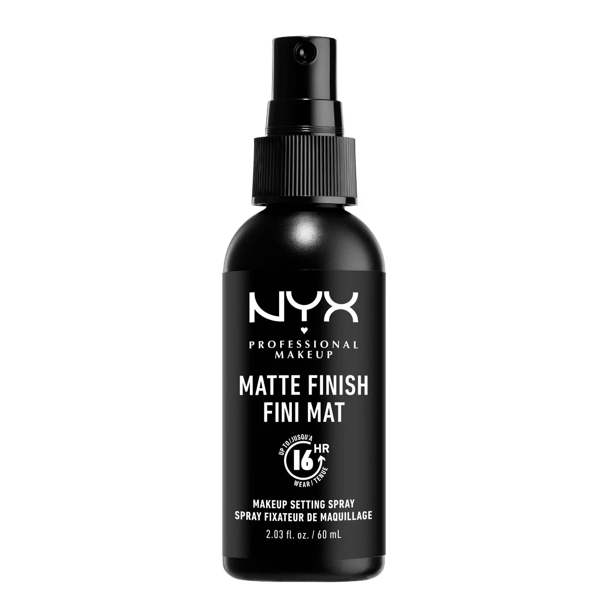 Nyx Professional Makeup Long Lasting Makeup Setting Spray - Matte Finish - 2.03 Fl Oz