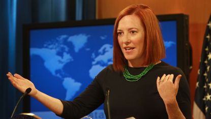 white house press secretary jen psaki speaks during a daily press briefing at the white house on january 25, 2021 in washington, dc